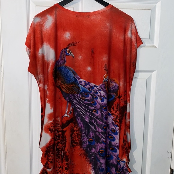 Beautiful Peacock Rhinestone Top - Picture 4 of 9